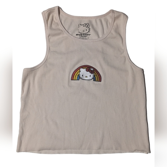 Hello Kitty Tops Hello Kitty Cropped Tank Size Xl Poshmark